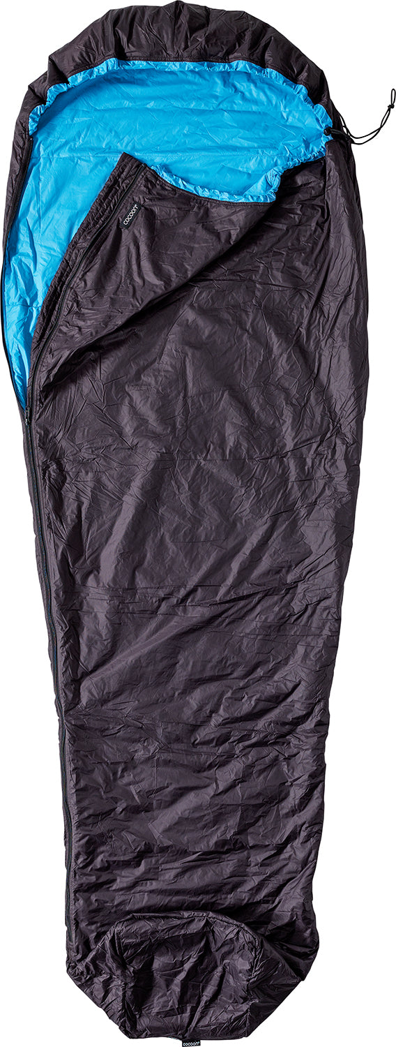 Cocoon Primaloft Ripstop Nylon Inner Bag Zipper right espresso/azure