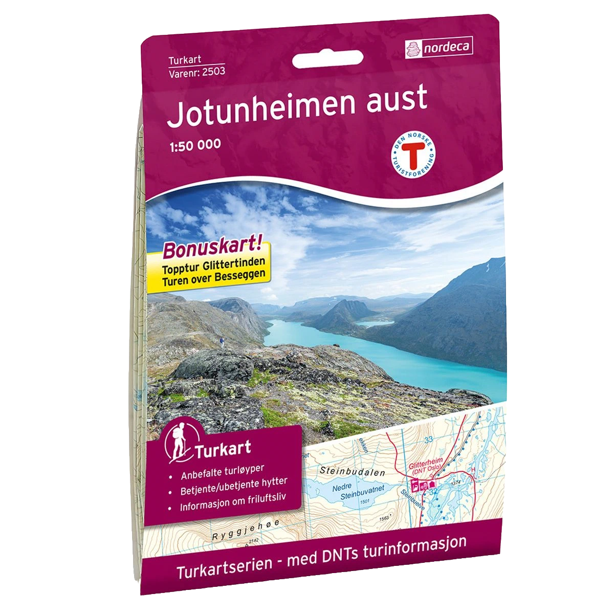 Turkart Jotunheimen Aust Wanderkarte