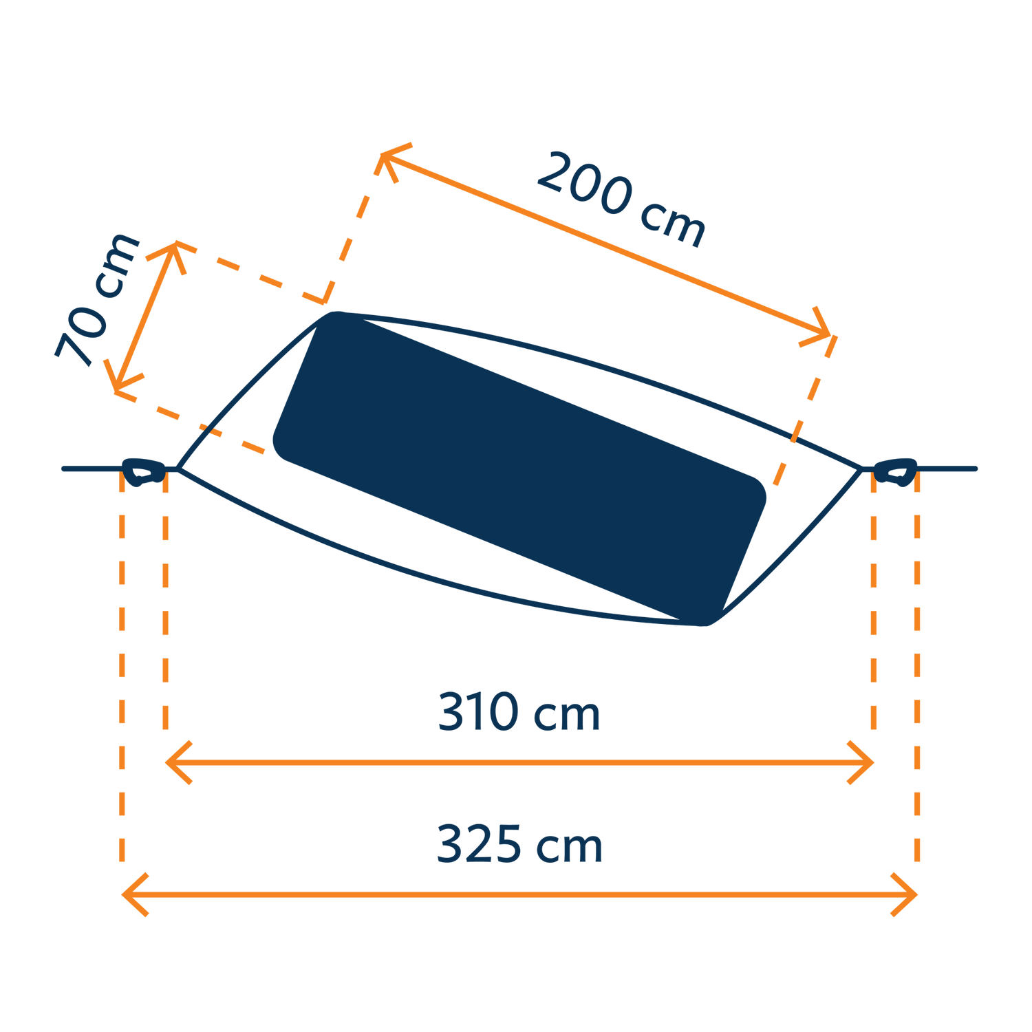 Ticket to the Moon Mat Hängematte – Ideal für Isomatten