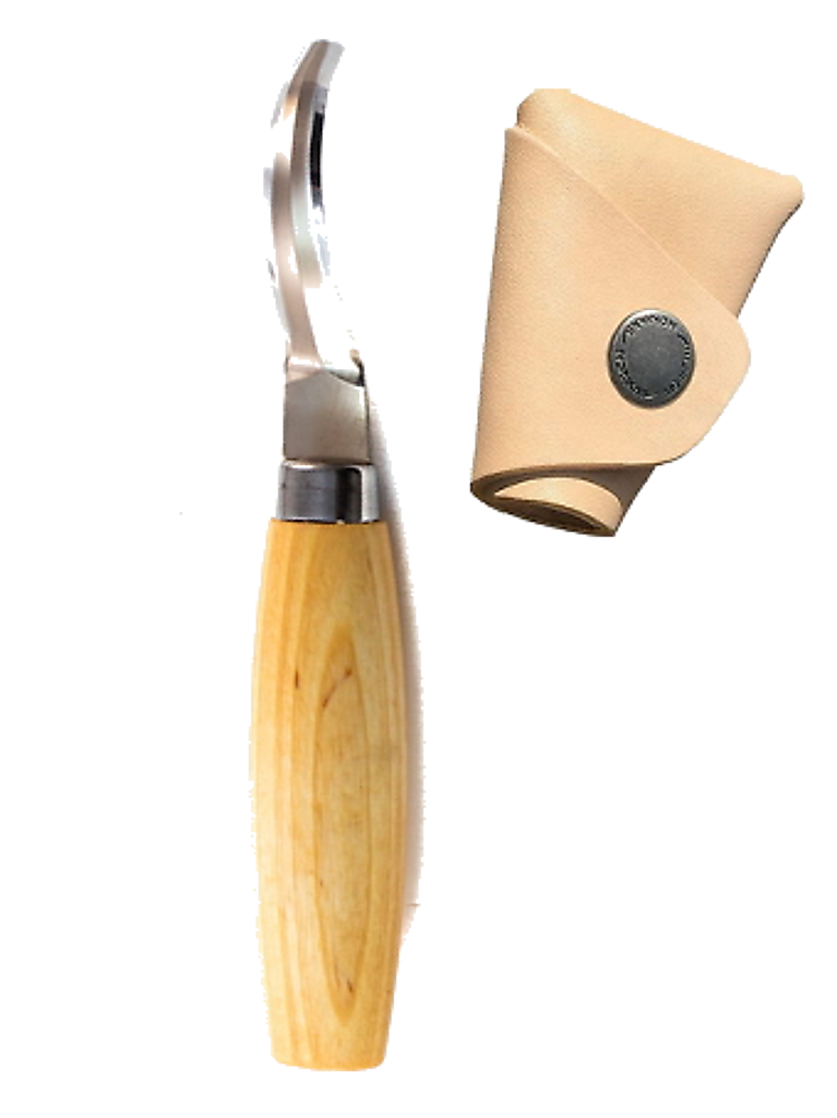 Mora Hook 163 Doppelseitig mit Lederschutz