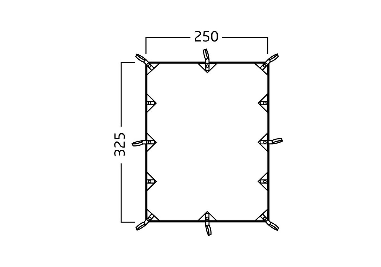 Nordisk Kari 8 Tarp Vielseitiges Baumwoll-Tarp