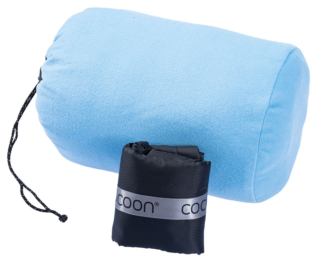 Cocoon Microfleece Polyester Pillow Stuff Sack L phantom black/light blue