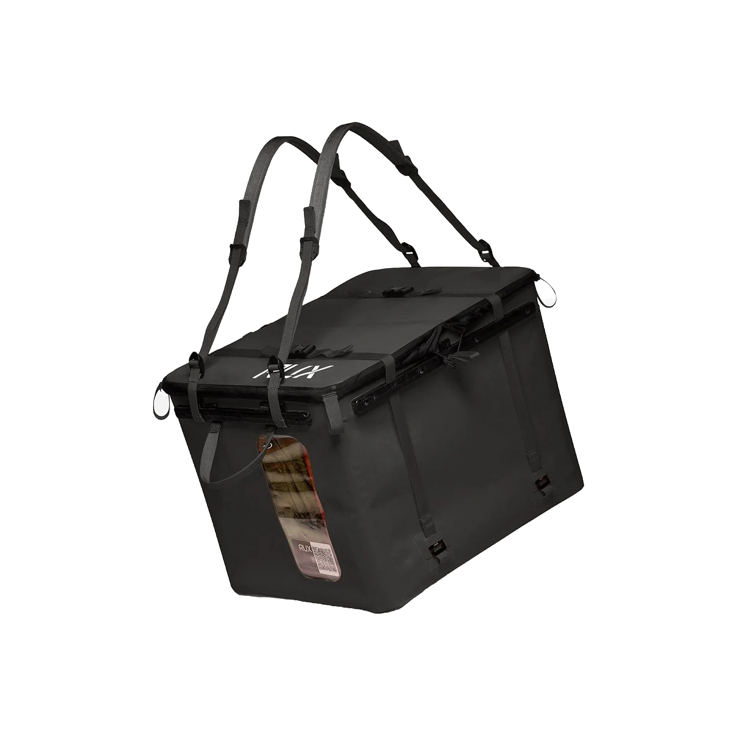 RUX 70L faltbare, wetterfeste 70-Liter-Transportbox Black