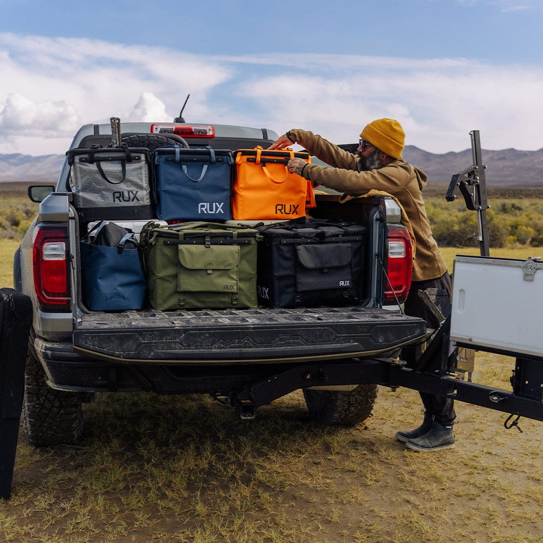 RUX 70L faltbare, wetterfeste 70-Liter-Transportbox Olive