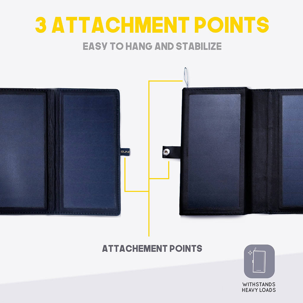 SunSlice Electron 8W - 10'000 mAh Solar Powerbank Red