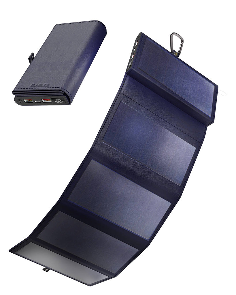 SunSlice Electron 8W - 10'000 mAh Solar Powerbank Blue