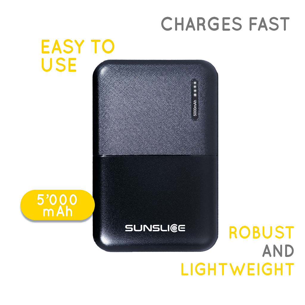 SunSlice Gravity 5 - 5'000 mAh Powerbank