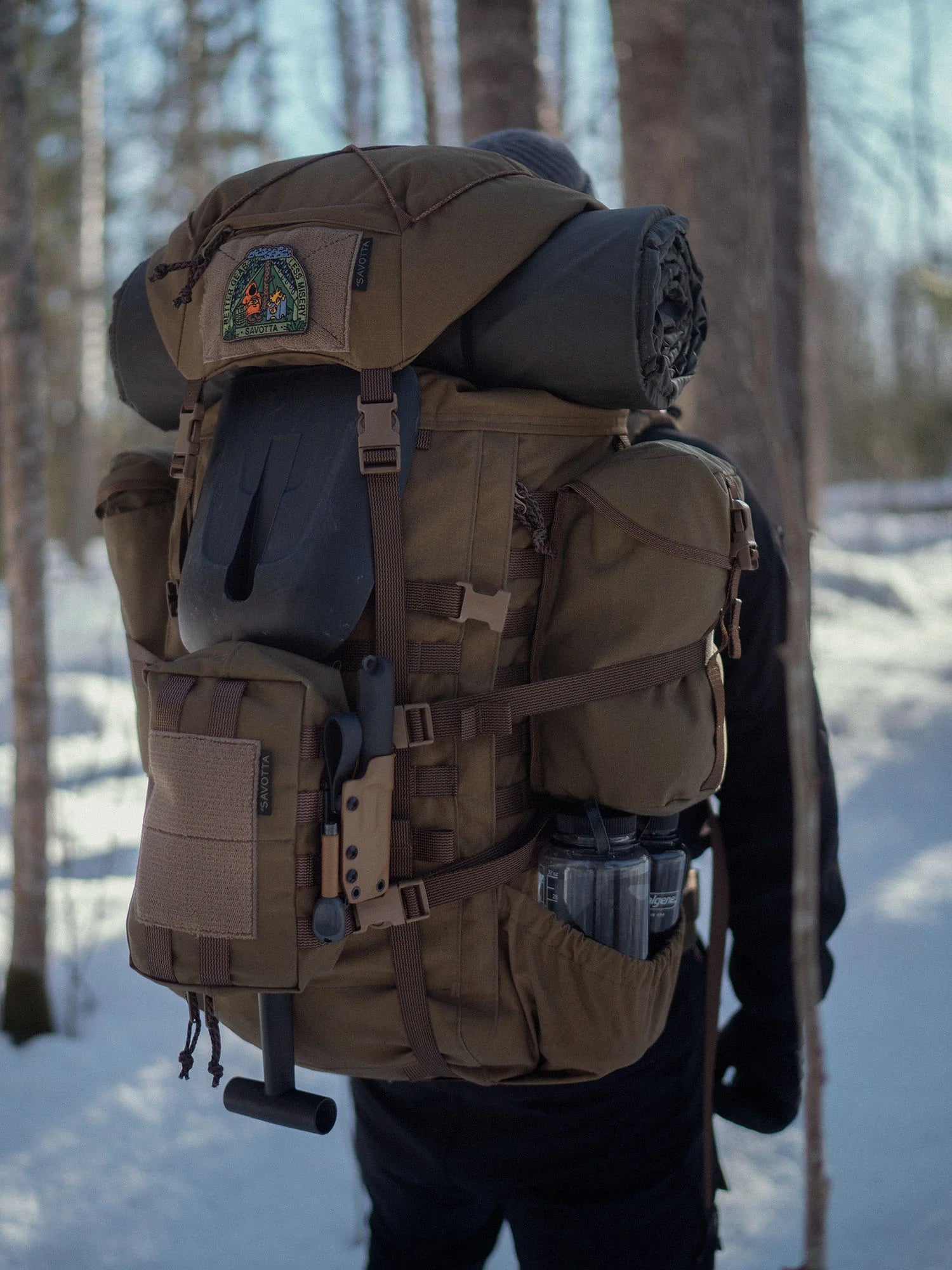 Savotta Rintamus Chest Pack Black