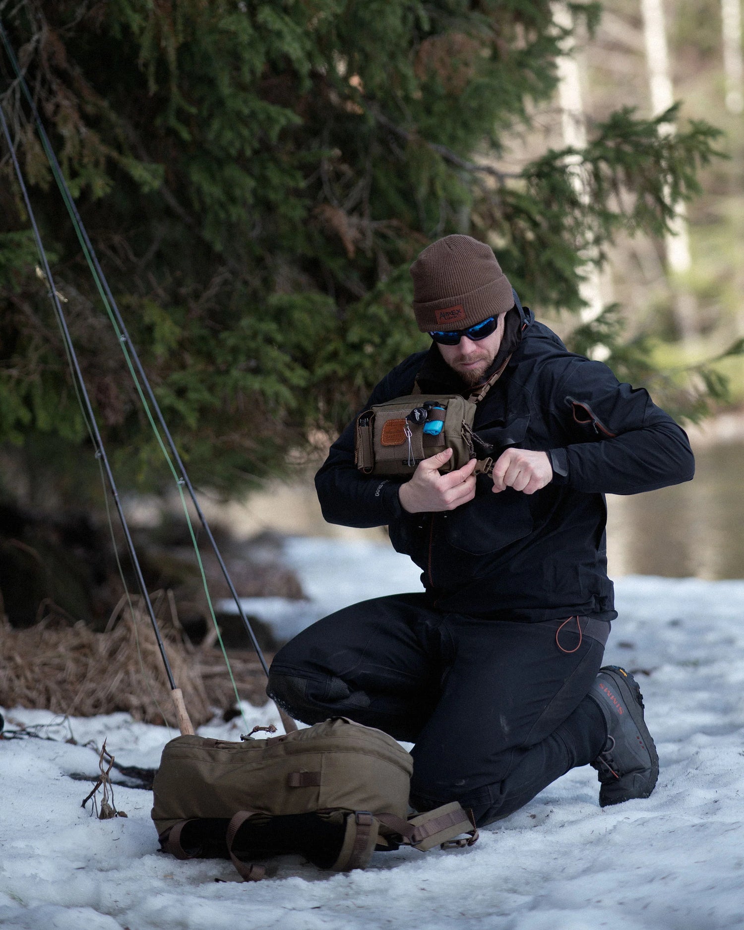 Savotta Rintamus Chest Pack Black