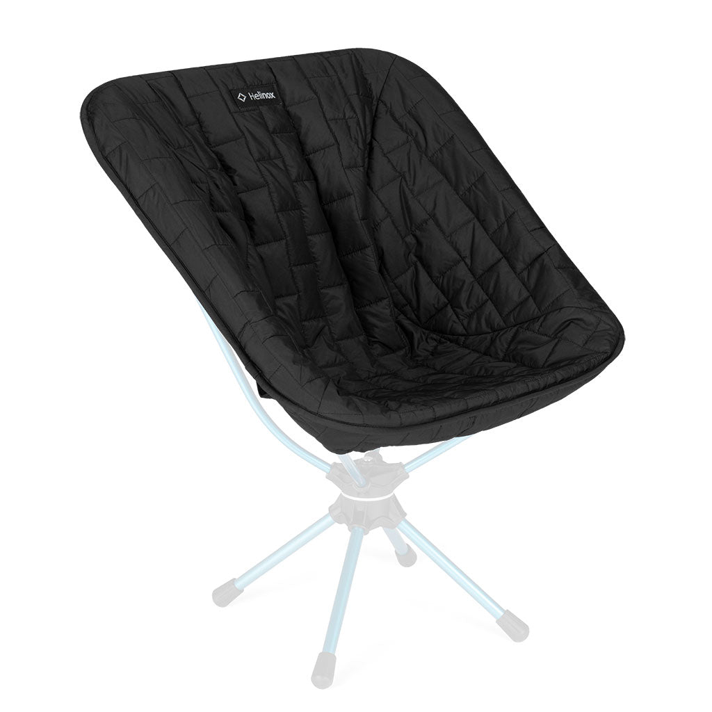 Helinox Seat Warmer Chair One/Zero/Swivel Chair Black/Coyote Tan Quilted