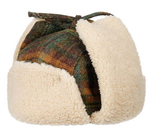 Stetson Checked Bomber Aviator Hat