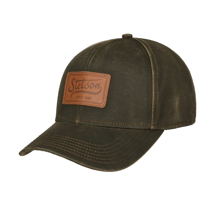 Stetson Leather Patch Cap – Robuste Baseballcap
