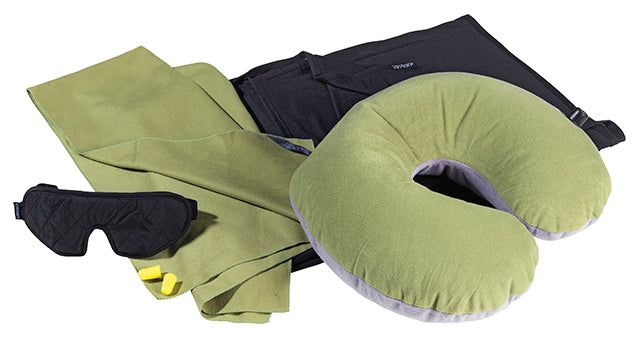 Cocoon Travel Set Ultralight 5 pieces wasabi/black