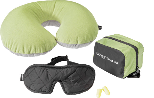 Cocoon Travel Set Ultralight 3 pieces wasabi/black