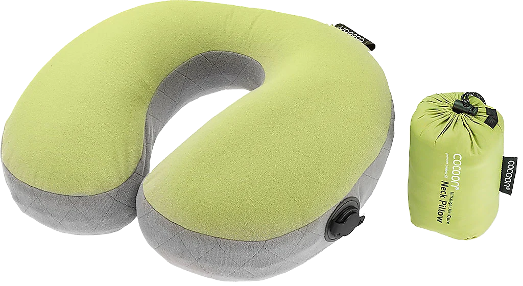 Cocoon U Shaped Neck Pillow wasabi/grey