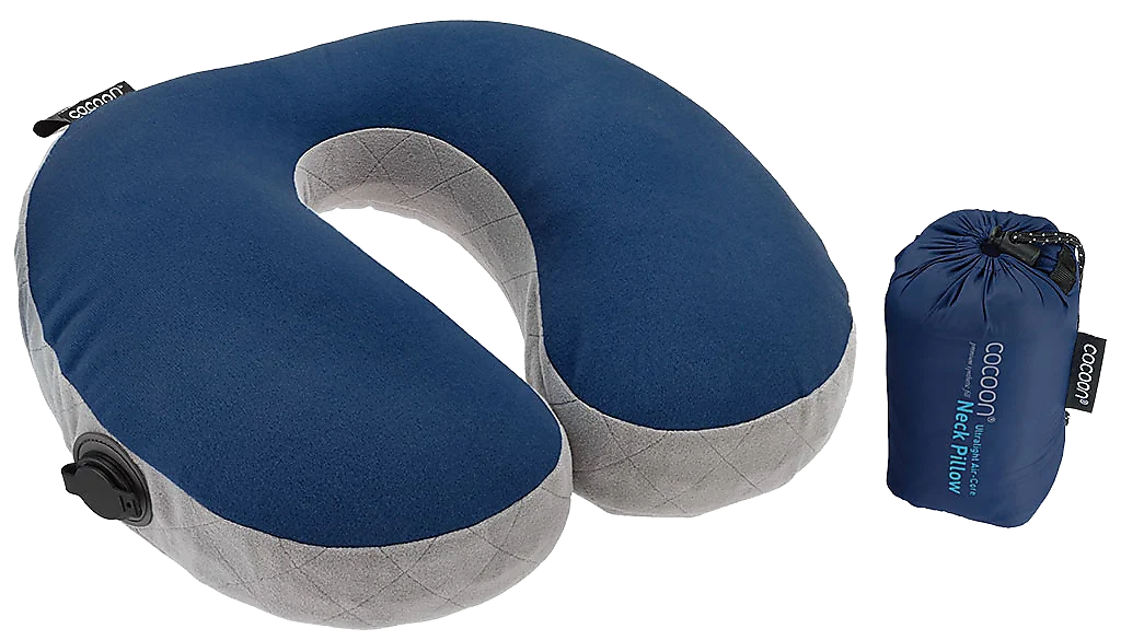 Cocoon U Shaped Neck Pillow galaxy blue/grey