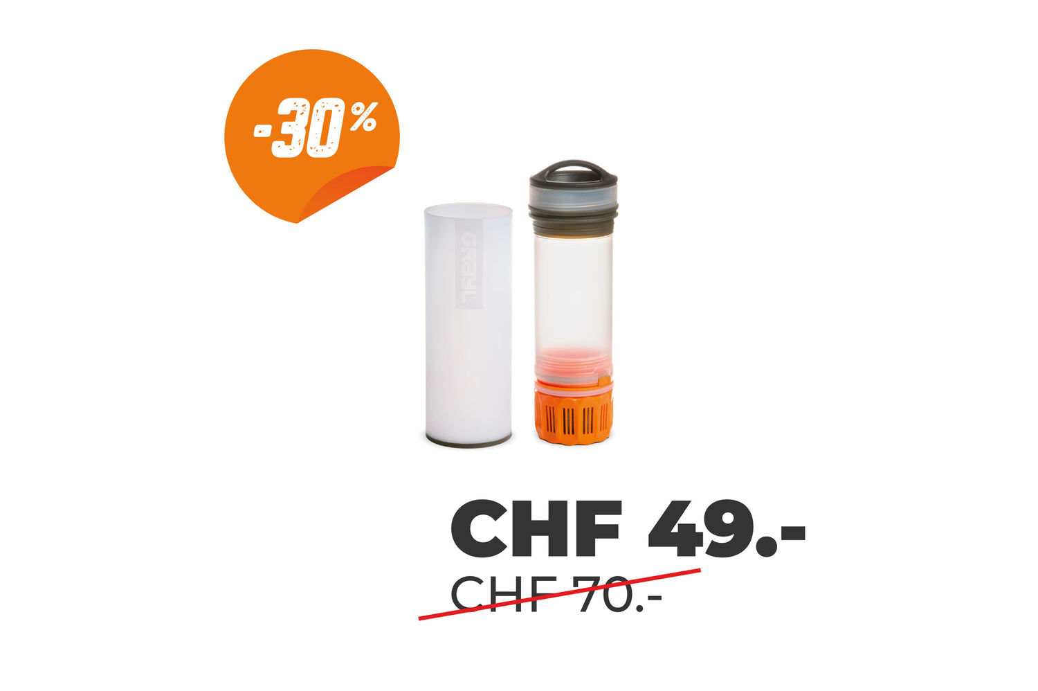 Ultralight Purifier Bottle Alpine White