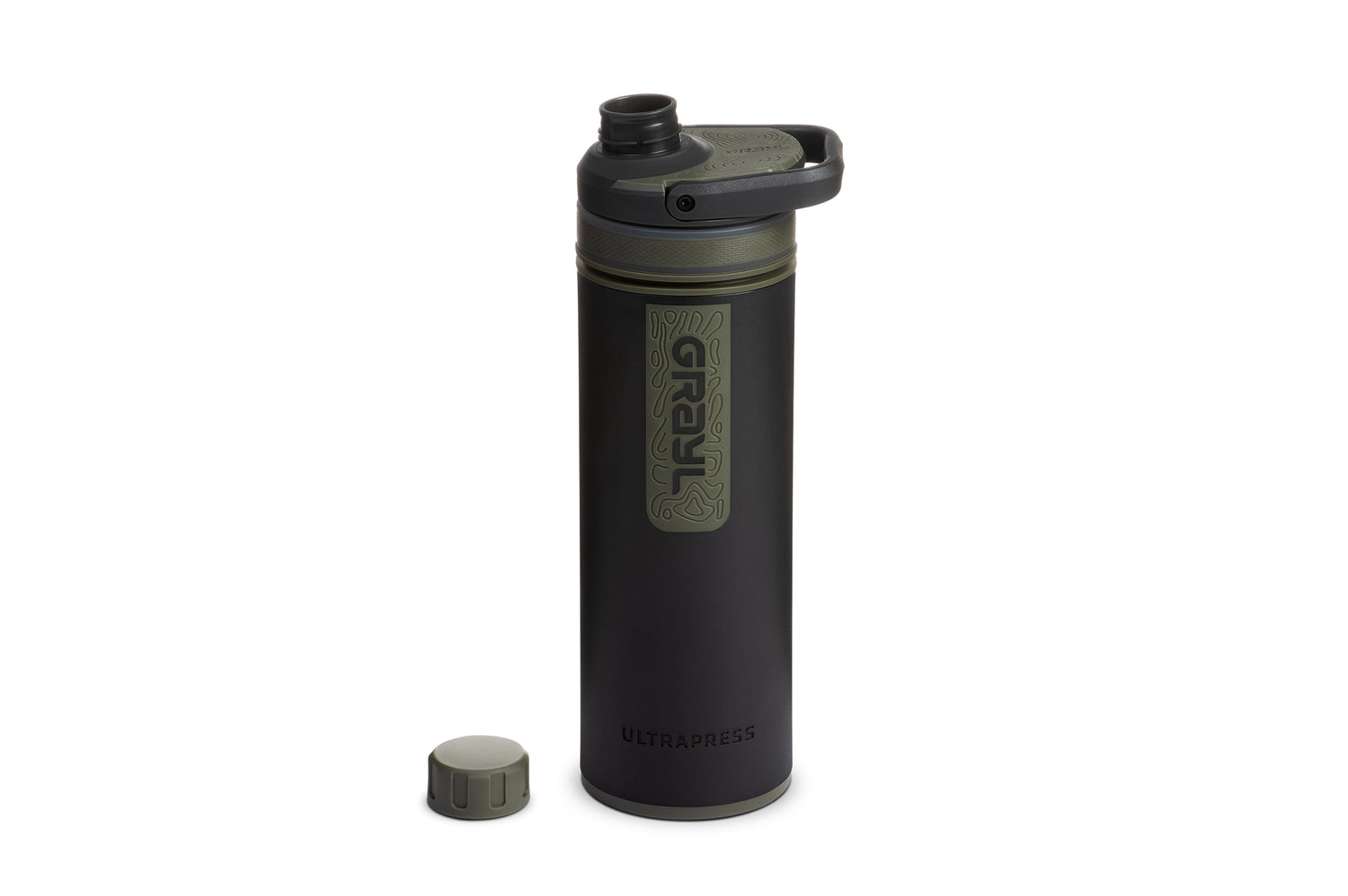 Grayl Ultrapress Purifier Bottle - Camp Black