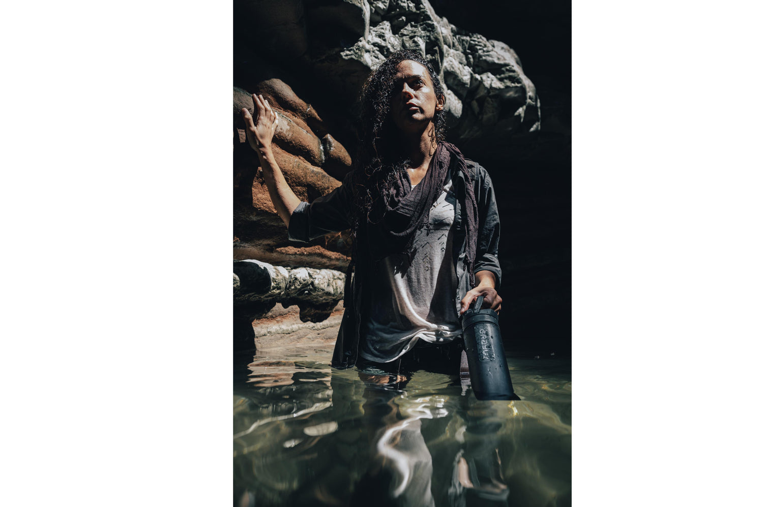 Grayl Ultrapress Purifier Bottle - Covert Black