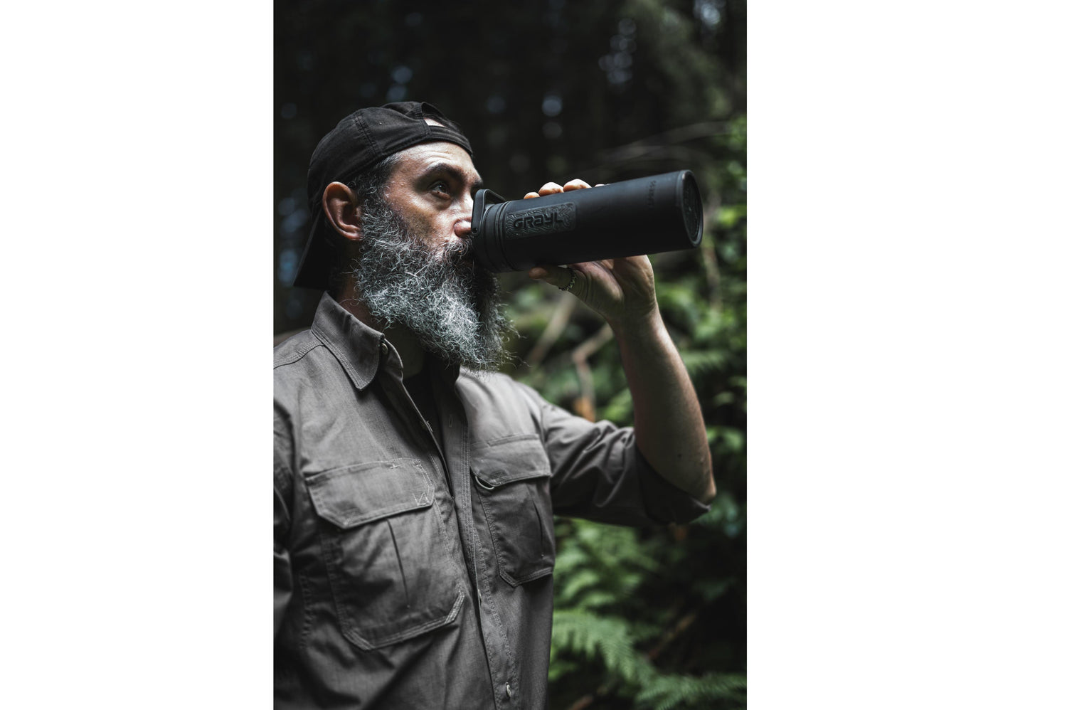 Grayl Ultrapress Purifier Bottle - Covert Black