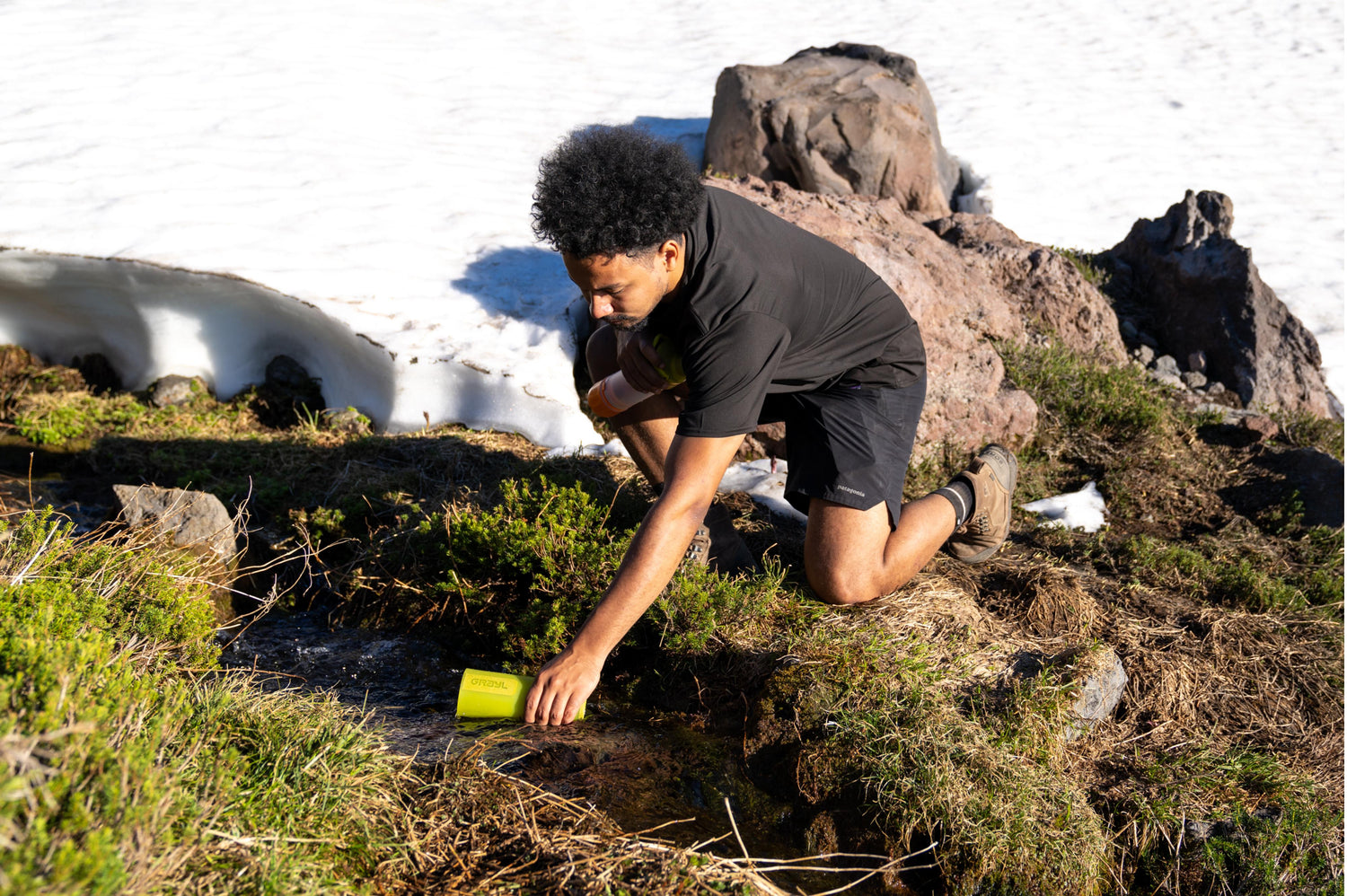 Grayl Ultrapress Purifier Bottle - Forager Moss