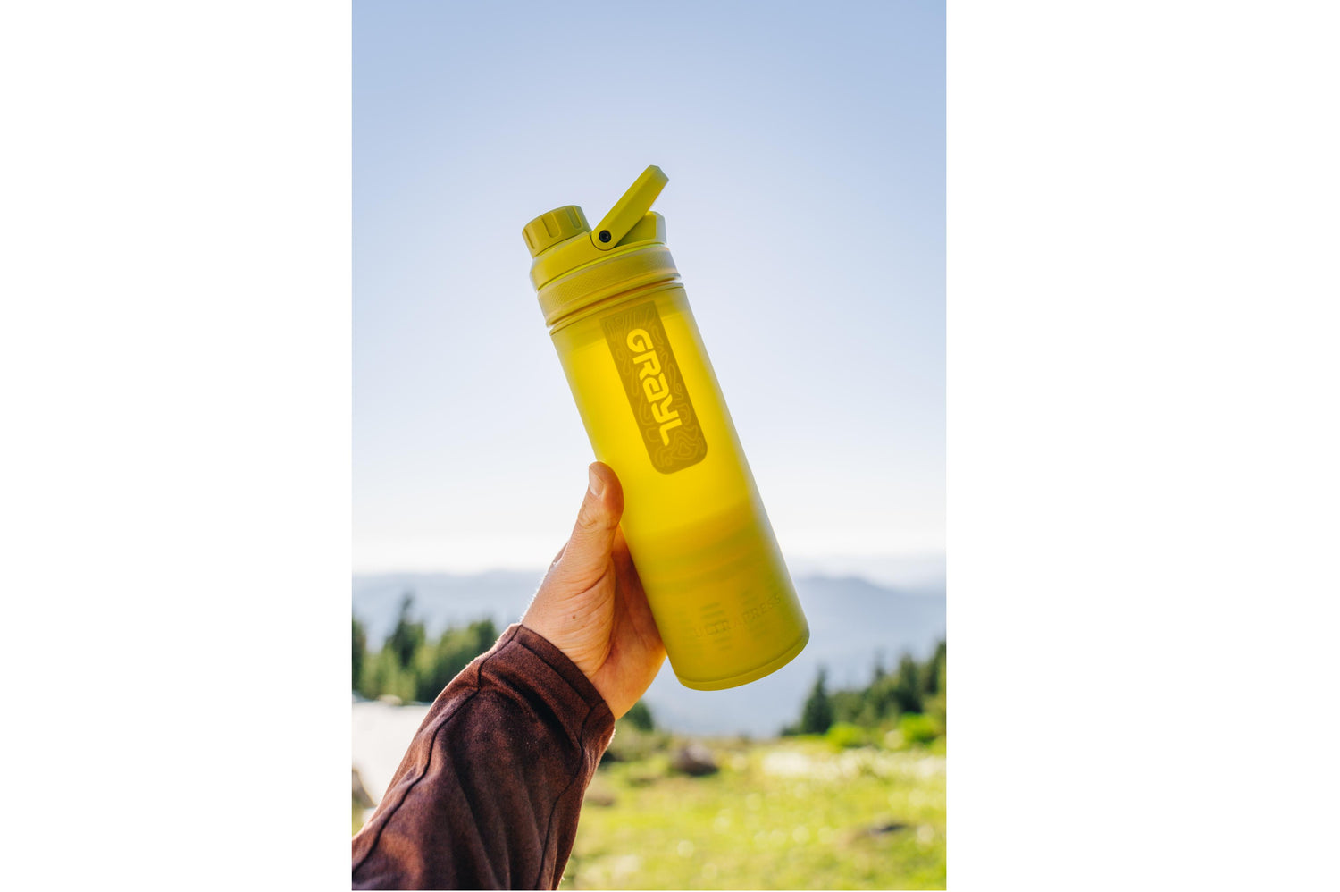Grayl Ultrapress Purifier Bottle - Forager Moss