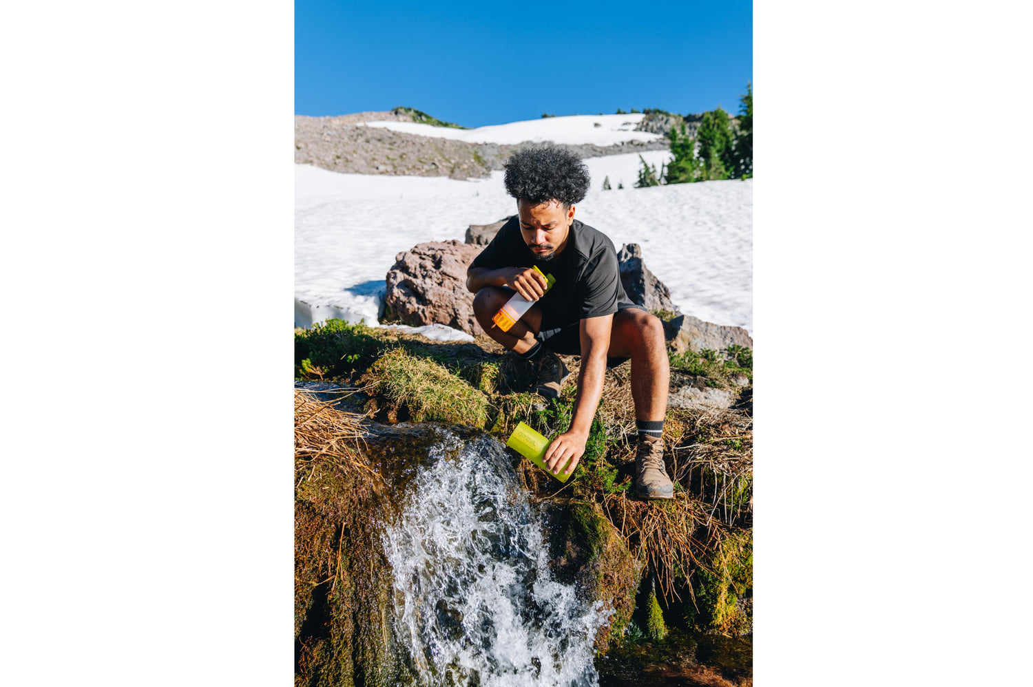 Grayl Ultrapress Purifier Bottle - Forager Moss