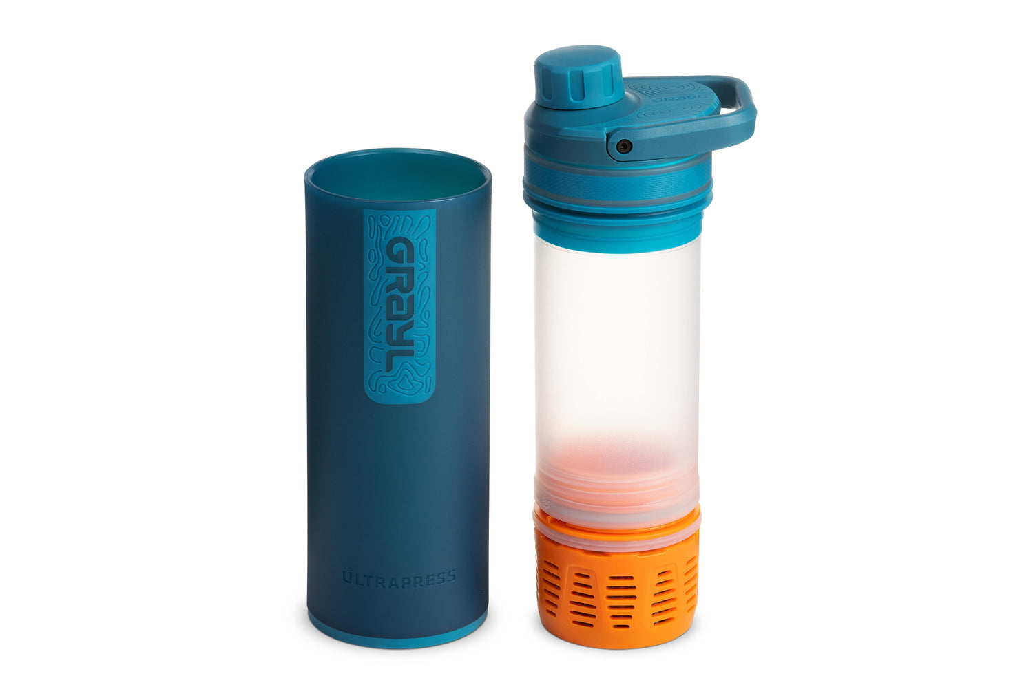 Grayl Ultrapress Purifier Bottle - Forest Blue