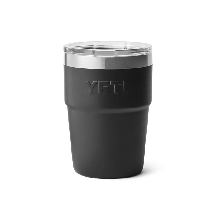 YETI Rambler® 16 oz (473 ml) Stapelbarer Becher Black