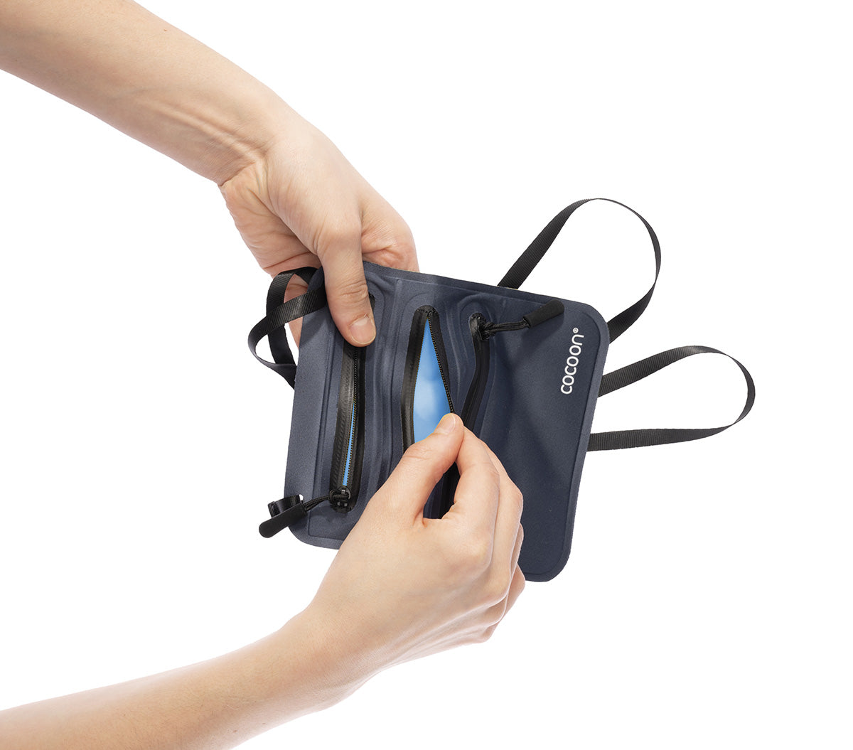 Cocoon Secret Neck Wallet navy/blue