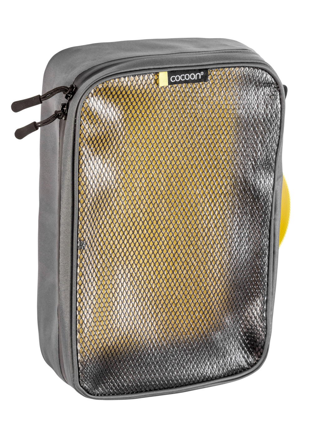 Cocoon Cocoon Packing Cube with Laminated Net Top M grey/yellow