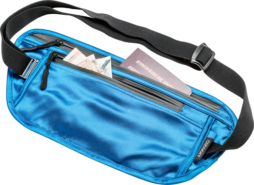 Cocoon Silk Secret Waist Wallet blue lagoon