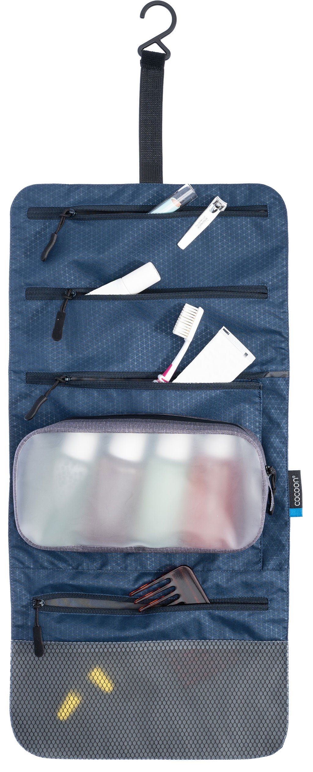 Cocoon Hanging Toiletry Kit Minimalist galaxy blue