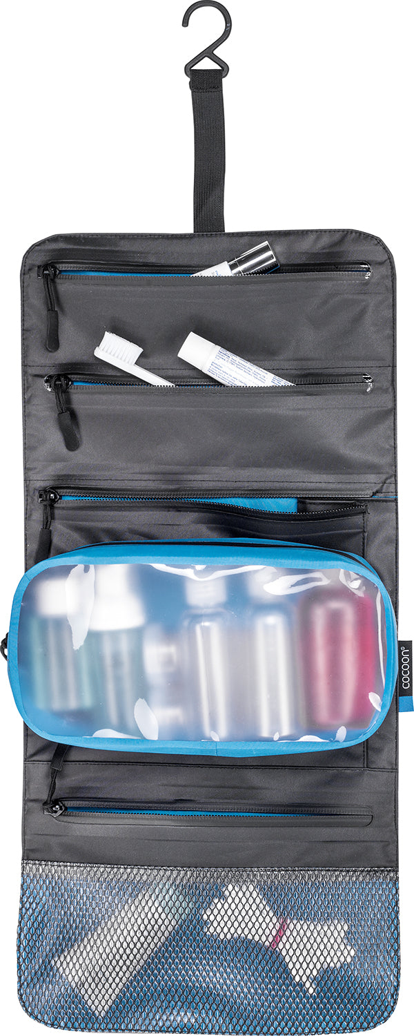 Cocoon Hanging Toiletry Kit Minimalist grey/black/blue