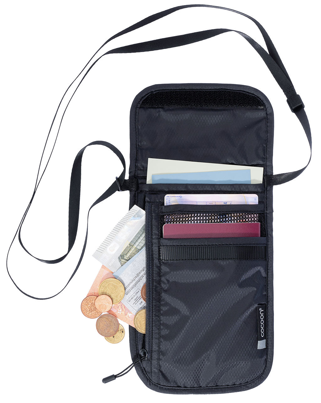 Cocoon Travel Neck Wallet phantom black