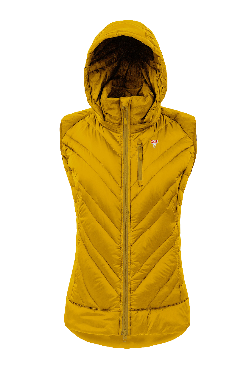 Grüezibag Lightful DownWool Vest W Pineapple - Mustard