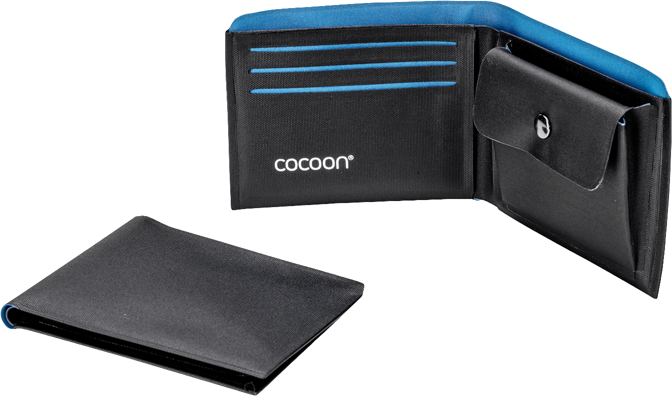 Cocoon Wallet with Coin Pocket black/blue