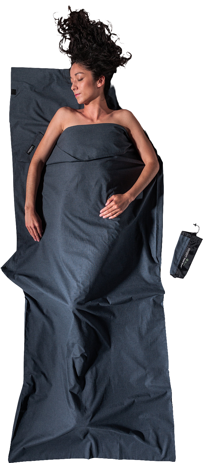 Cocoon Organic Cotton TravelSheet heather grey