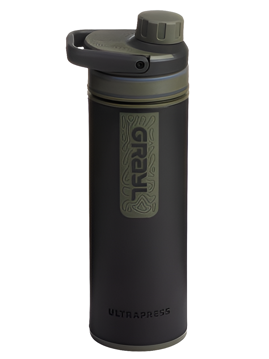 Grayl Ultrapress Purifier Bottle - Camp Black