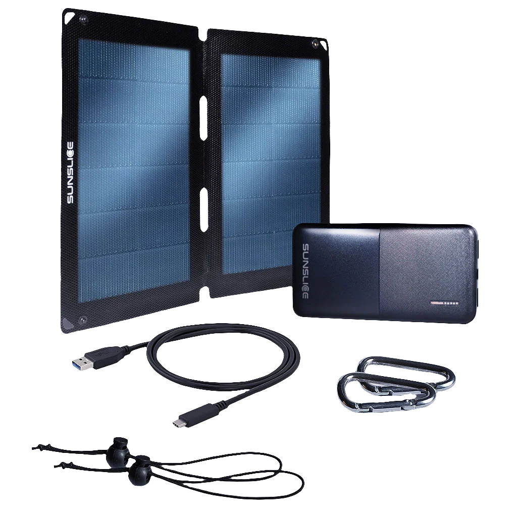 Sunslice TREKKER KIT – Faltbares Solar-Set mit Fusion Flex 12 & Gravity 10 Powerbank