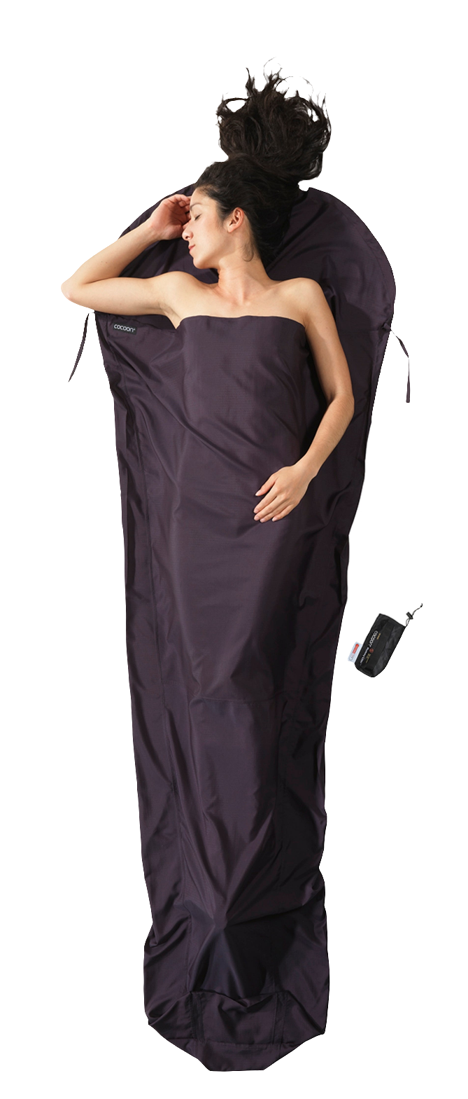 Cocoon Thermolite Silk Silkweight MummyLiner volcano grey