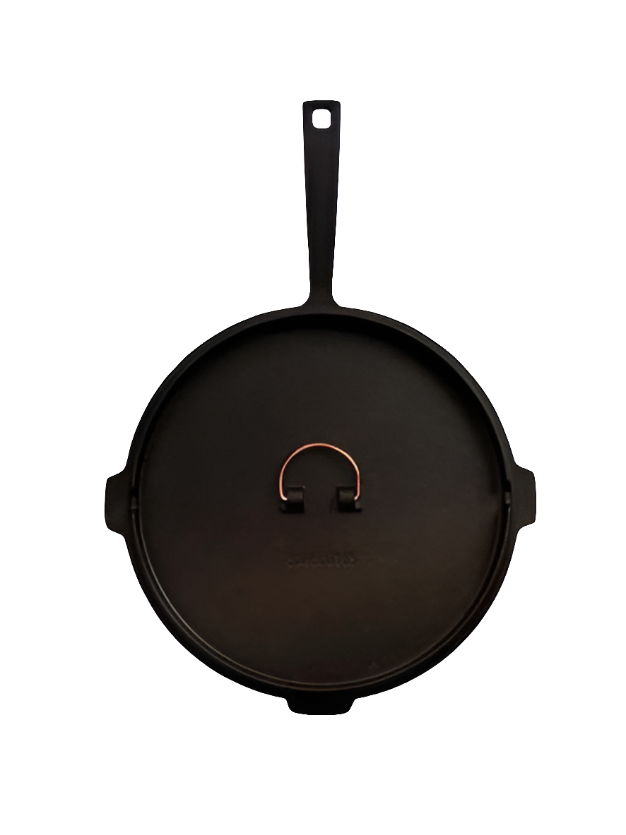 Barebones Gusspfanne mit Deckel  15cm