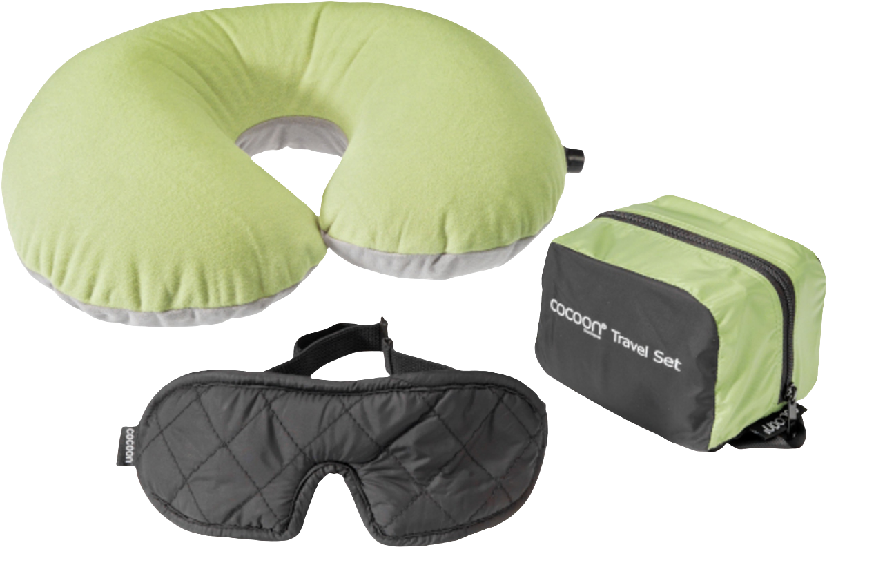 Cocoon Travel Set Ultralight 3 pieces wasabi/black