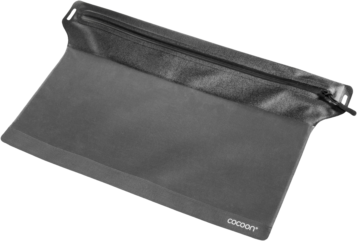 Cocoon Zippered Flat Document Bags Size L grey/black