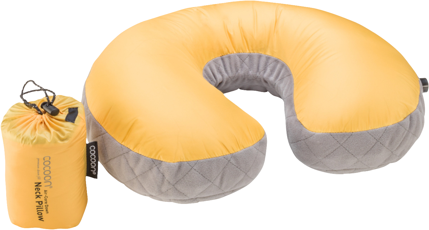 Cocoon U Shaped Down Neck Pillow sunflower/grey