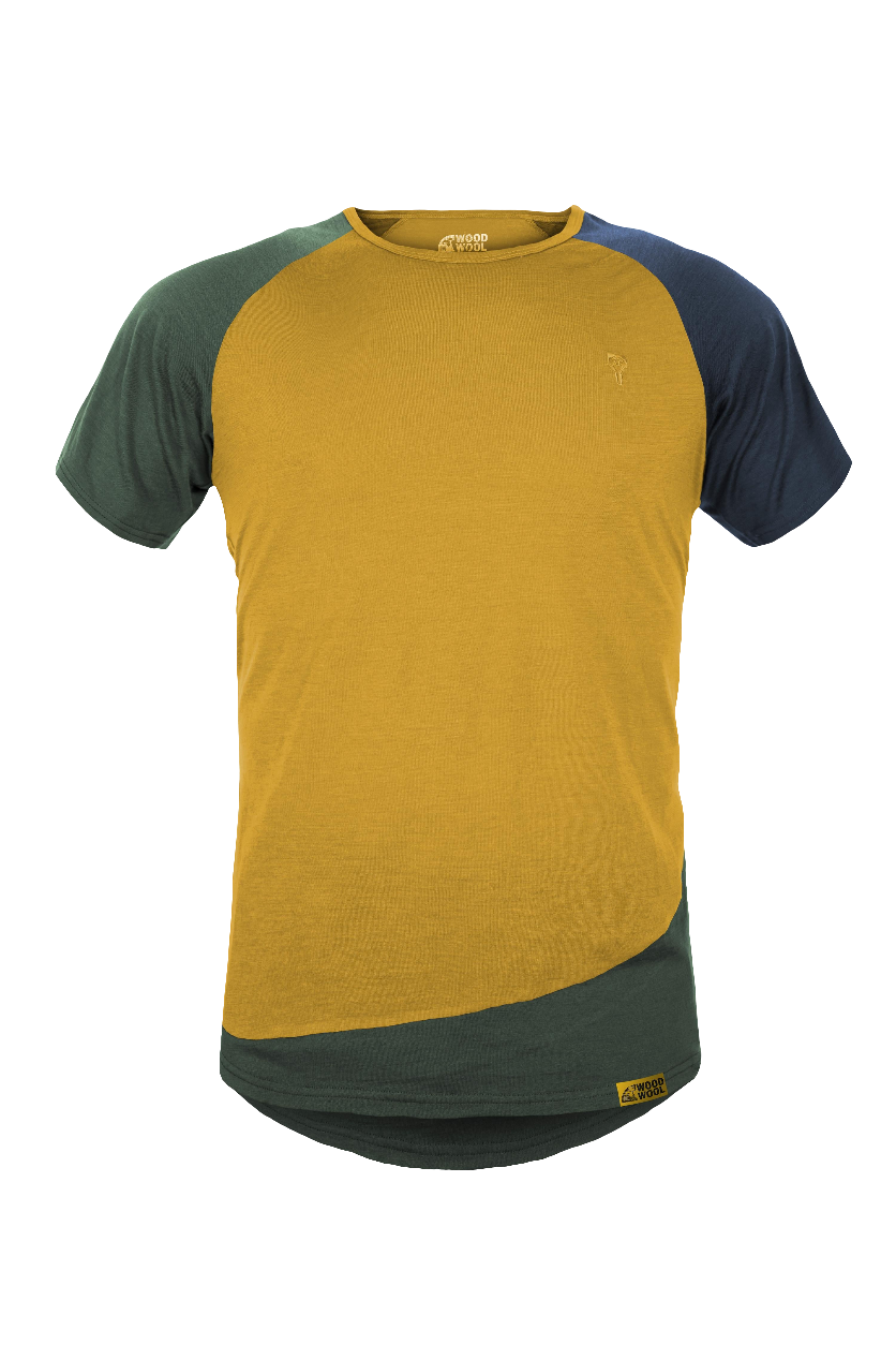 Grüezibag WoodWool T-Shirt Mr. Kirk Daisy Daze Yellow