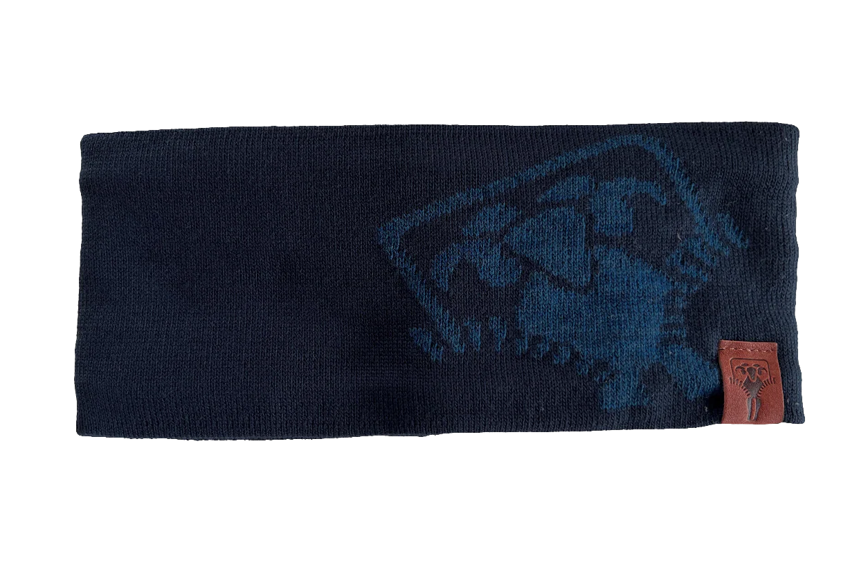 Grüezibag Headband Logo groß Saphir Blue