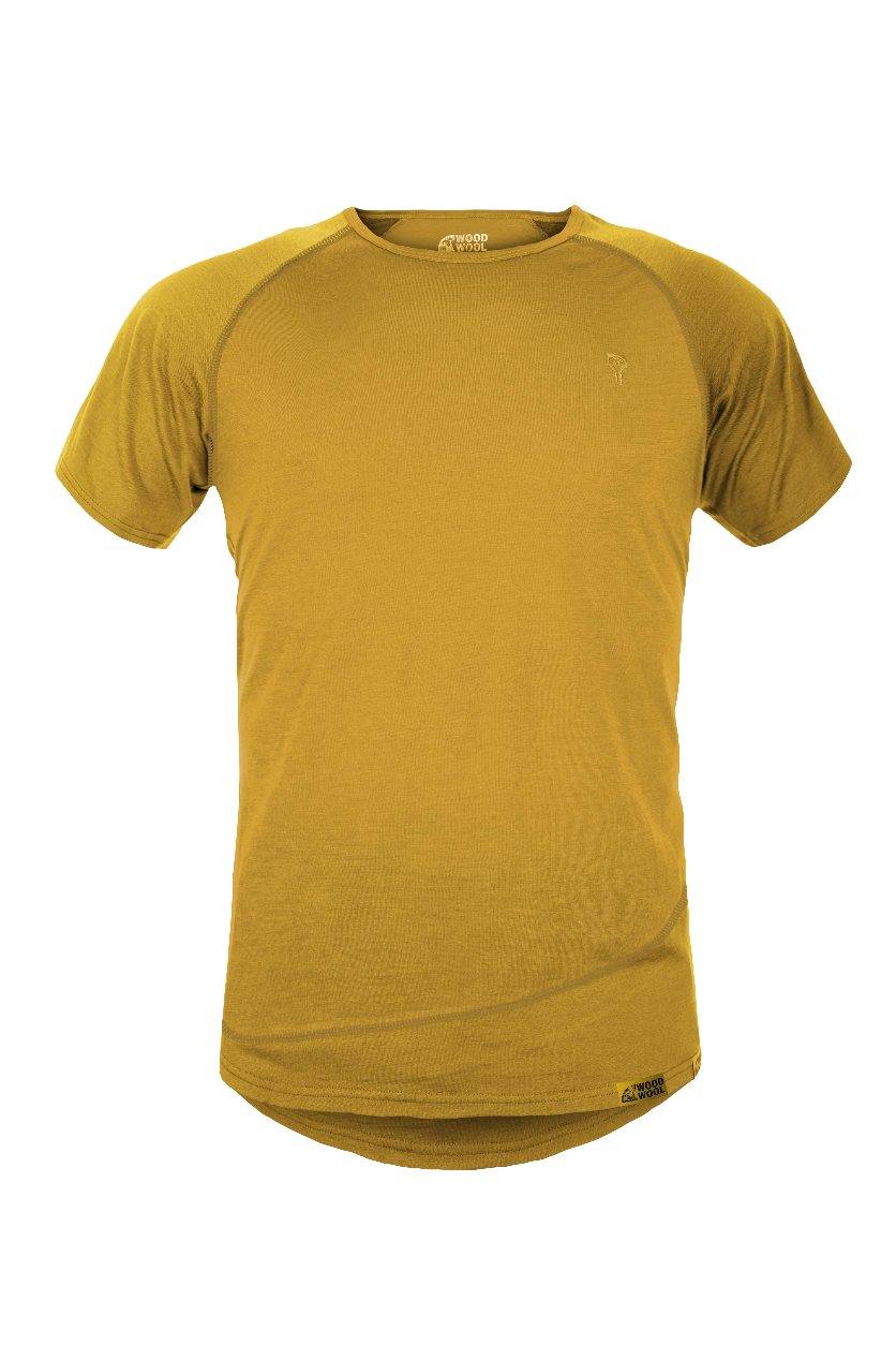 Grüezibag WoodWool T-Shirt Mr. Pike Daisy Daze Yellow