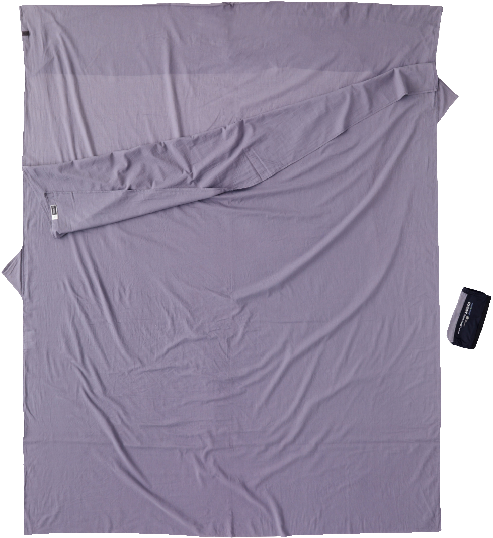 Cocoon Egypt. Cotton Insect Shield TravelSheet Double Size elephant grey