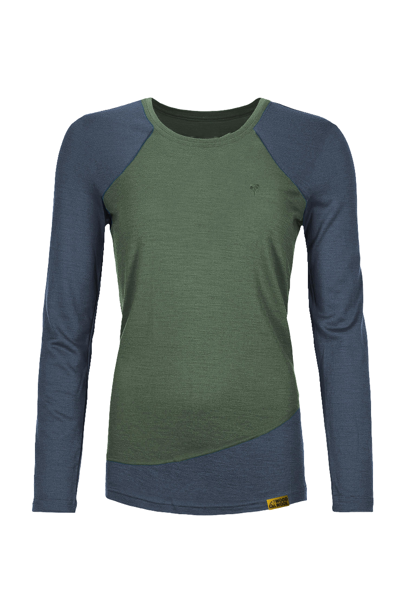 Grüezibag WoodWool Longsleeve Lady Phillippa Bayberry Green